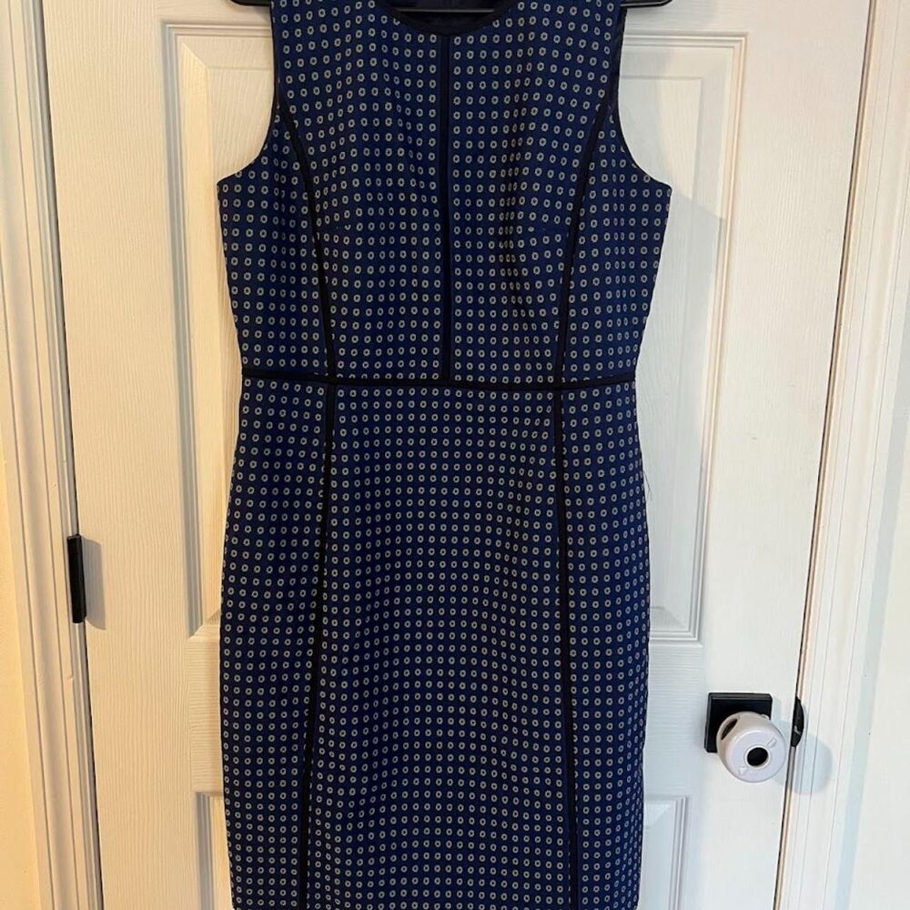 Jcrew Women's Navy and Blue Dress